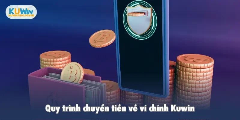 Quy trình chuyển tiền về ví chính Kuwin